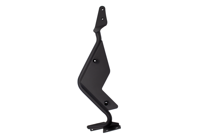 Jeep Wrangler JKU Exterior Jack Mount - Front Driver Side - Go Rhino - Exterior Hi-Lift Jack Mount - Textured Black - `07-`18